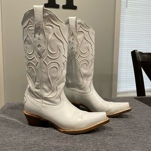 Women’s Corral White boots size 8